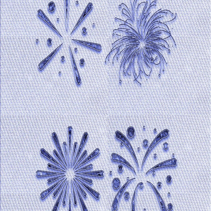 Patterned Lavender Blue Rug, pat906blu