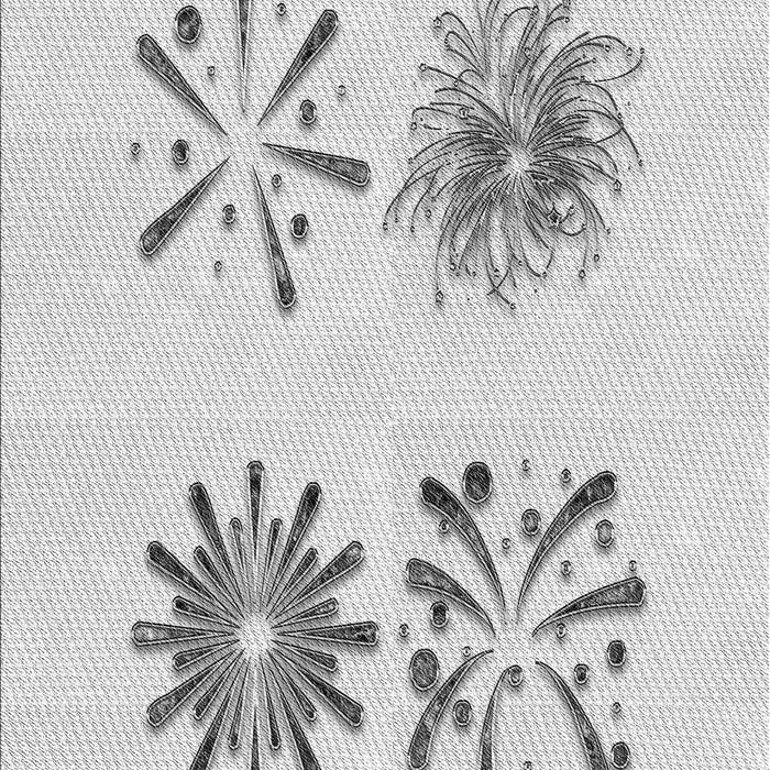 Patterned Platinum Gray Rug, pat906gry