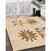 Machine Washable Transitional Bronze Brown Rug in a Family Room, wshpat906org