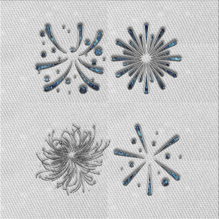 Square Patterned Off-White Novelty Rug, pat906