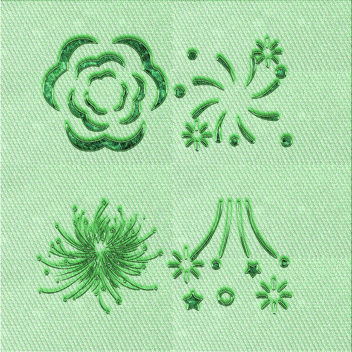 Round Machine Washable Transitional Mint Green Rug, wshpat907grn