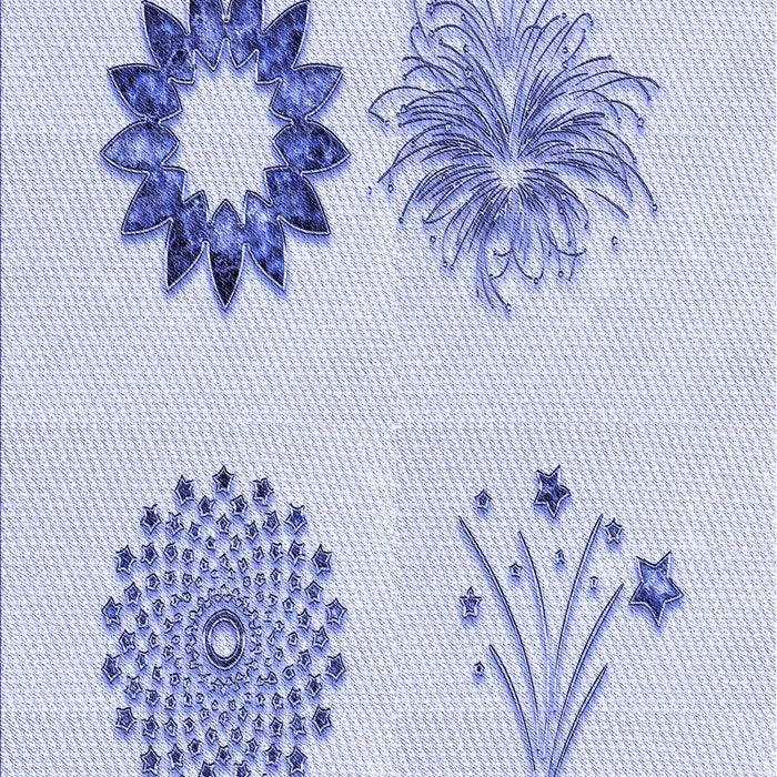 Patterned Lavender Blue Rug, pat908blu