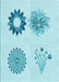 Patterned Electric Blue Rug, pat908lblu