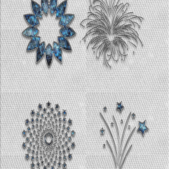 Patterned Off-White Novelty Rug, pat908