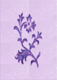 Machine Washable Transitional Bright Lilac Purple Rug, wshpat909pur