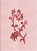 Patterned Pastel Red Pink Rug, pat909rd