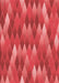 Machine Washable Transitional Red Rug, wshpat91rd