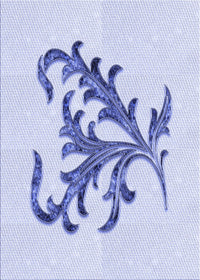 Machine Washable Transitional Lavender Blue Rug, wshpat910blu