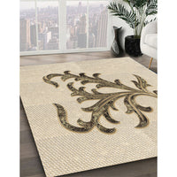 Patterned Wheat Beige Rug, pat910brn