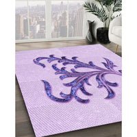 Patterned Purple Rug, pat910pur