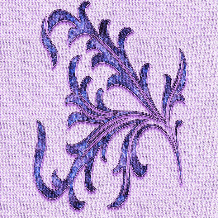 Patterned Purple Rug, pat910pur