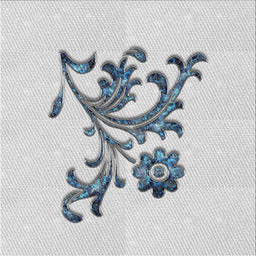 Square Patterned Silver Gray Novelty Rug, pat911