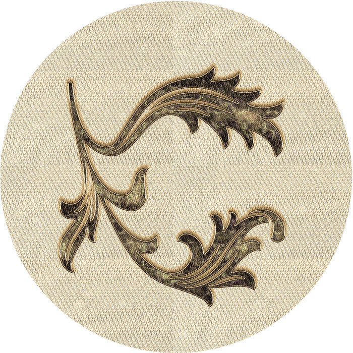 Square Patterned Peru Brown Rug, pat912brn