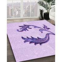 Patterned Purple Rug, pat912pur