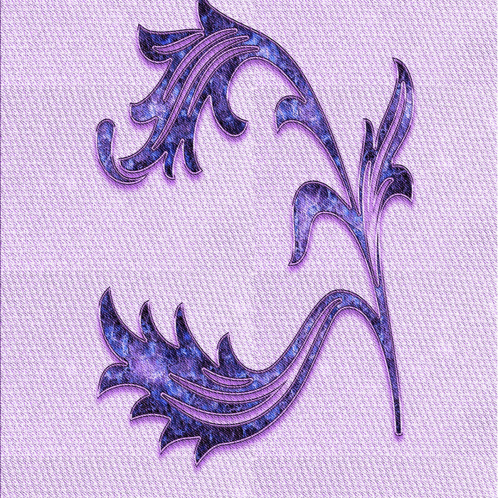 Patterned Purple Rug, pat912pur