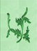 Patterned Mint Green Rug, pat913grn