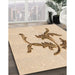 Machine Washable Transitional Peru Brown Rug in a Family Room, wshpat913org