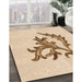 Machine Washable Transitional Bronze Brown Rug in a Family Room, wshpat914org