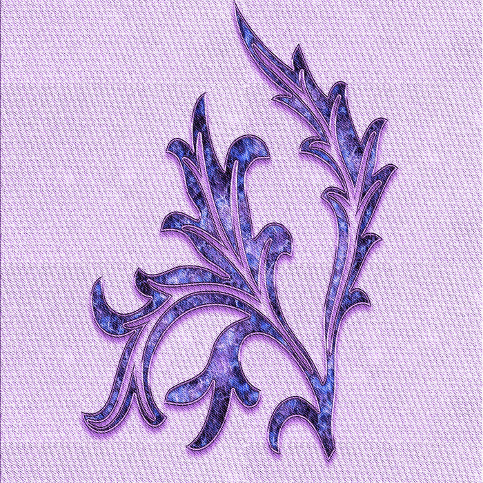 Patterned Purple Rug, pat914pur