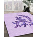 Machine Washable Transitional Purple Rug in a Family Room, wshpat914pur