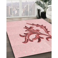 Patterned Pink Rug, pat914rd