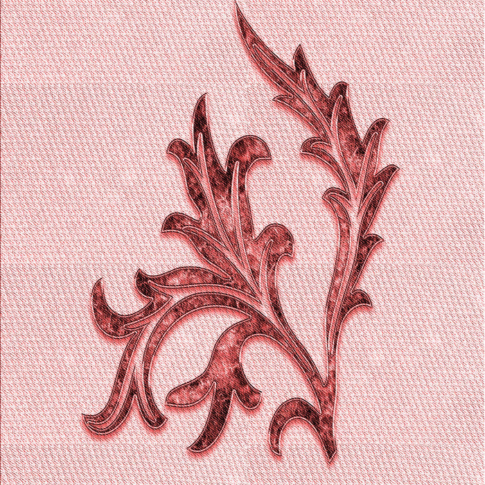 Patterned Pink Rug, pat914rd