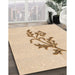 Patterned Moccasin Beige Rug in Family Room, pat915org