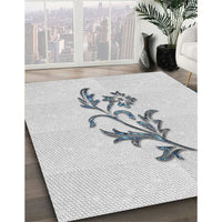 Patterned Off-White Novelty Rug, pat915