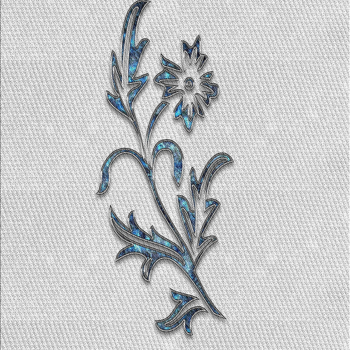 Patterned Off-White Novelty Rug, pat915