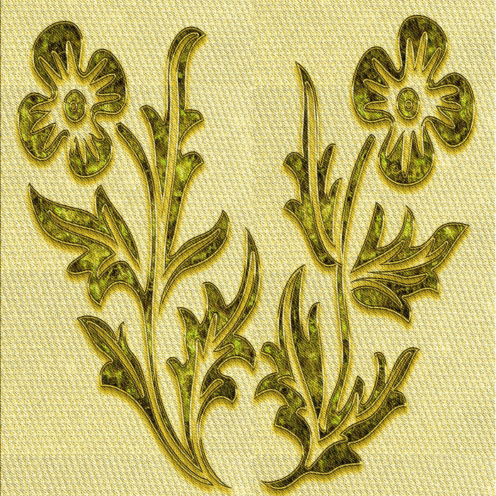 Patterned Brown Rug, pat916yw