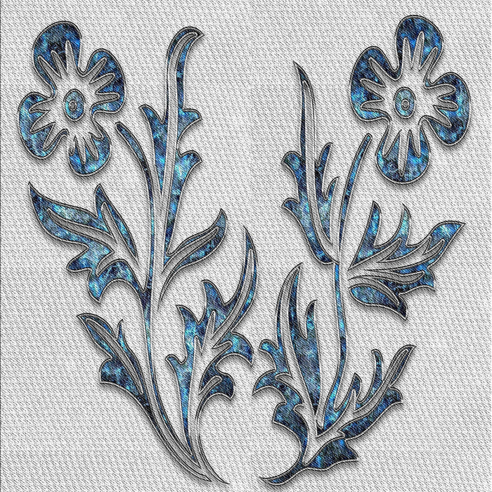 Patterned Off-White Novelty Rug, pat916