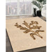 Machine Washable Transitional Peru Brown Rug in a Family Room, wshpat917org