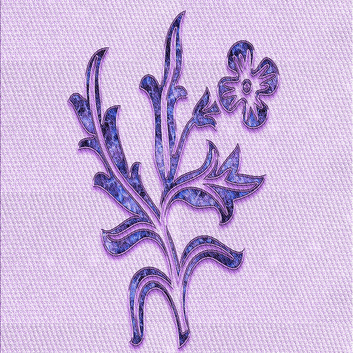 Patterned Purple Rug, pat917pur