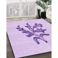 Patterned Purple Rug, pat917pur