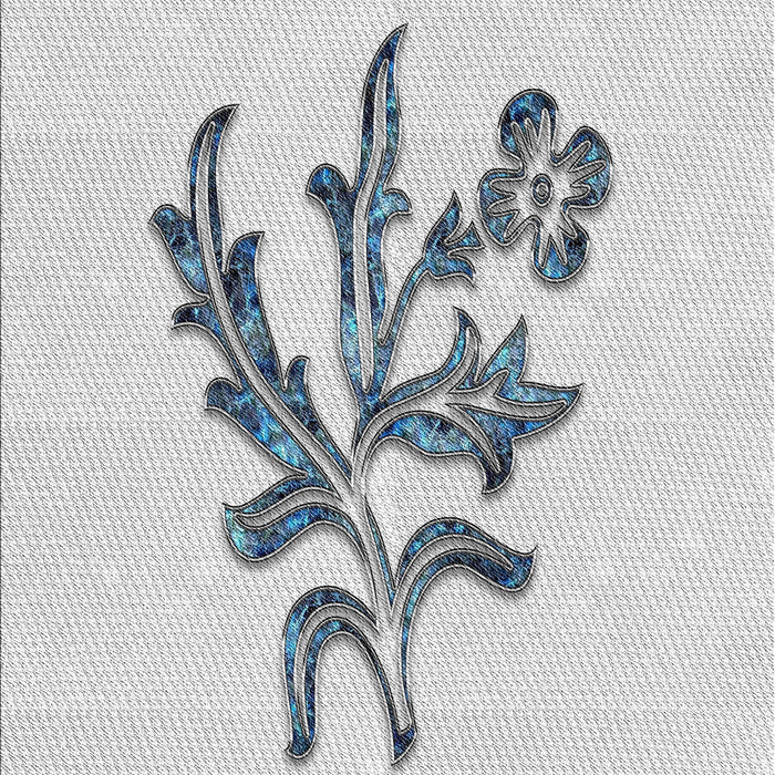 Patterned Off-White Novelty Rug, pat917