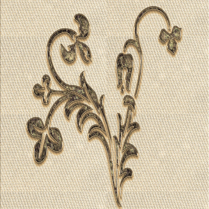 Patterned Moccasin Beige Rug, pat918brn