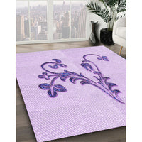 Patterned Purple Rug, pat918pur