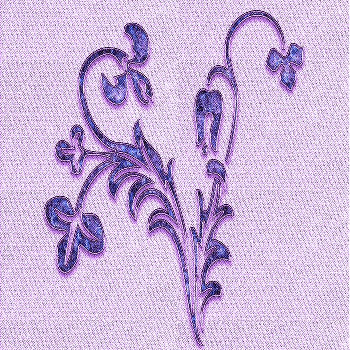 Patterned Purple Rug, pat918pur