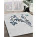Machine Washable Transitional White Smoke Rug in a Family Room, wshpat918
