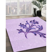 Patterned Purple Rug, pat919pur