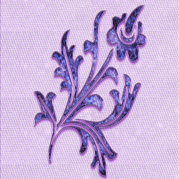 Patterned Purple Rug, pat919pur