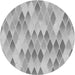 Square Patterned Platinum Silver Gray Rug, pat92gry