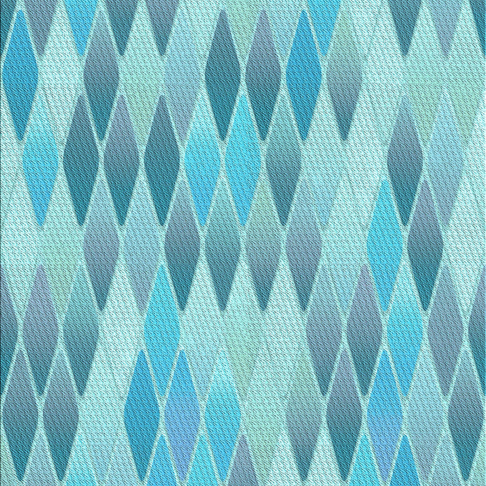 Patterned Macaw Blue Green Rug, pat92lblu