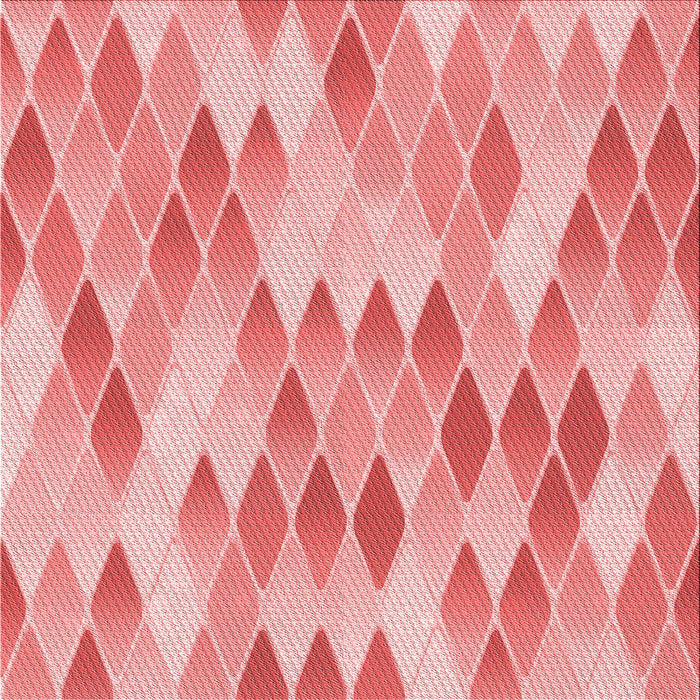 Round Patterned Pastel Pink Rug, pat92rd