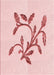 Patterned Pink Rug, pat920rd