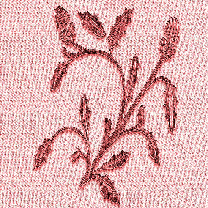 Patterned Pink Rug, pat920rd