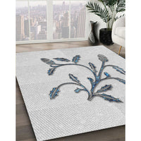 Patterned Off-White Novelty Rug, pat920