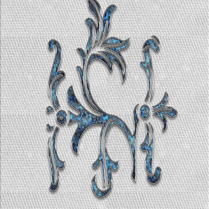 Patterned Off-White Novelty Rug, pat921