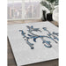 Machine Washable Transitional White Smoke Rug in a Family Room, wshpat921