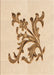 Patterned Bronze Brown Rug, pat922org